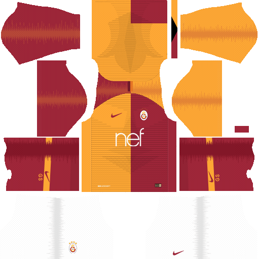 Dream League Soccer Kits Galatasaray S.K. 2018-19 URL 512x512