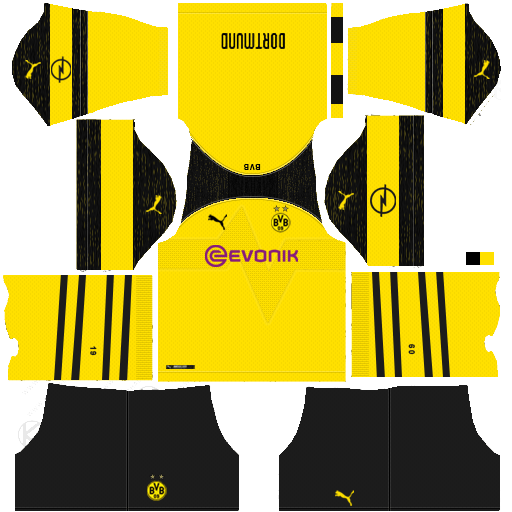Dream League Soccer Kits Borussia Dortmund 2018-2019 Kit URL