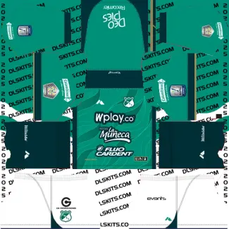 Home Deportivo Cali Kits 2025 For DLS 19