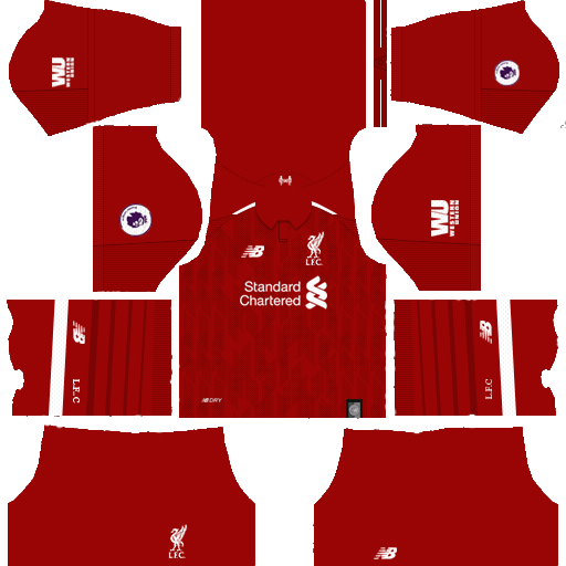 New Red Pepper Dream League Soccer Kits Liverpool 2018-19 Dream League Soccer Kits Liverpool 2018/2019 Season 512x512 URL