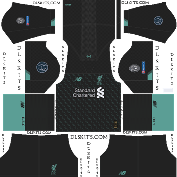 Liverpool FC 2019-2020 Dream League Soccer Kits & Logo Liverpool Third Champions League 2019-20 - DLS 19 Kits - Dream League Soccer Kits