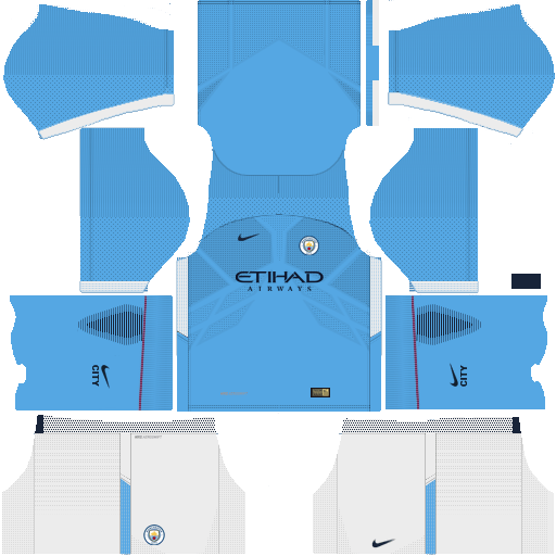 Manchester City Home DLS Kits 2018 512x512