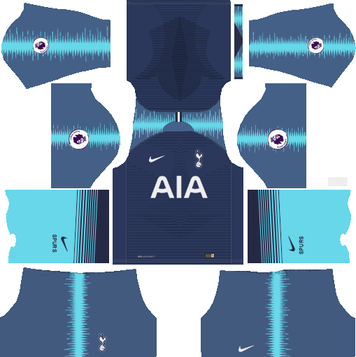 Nike Tottenham Hotspur 2018-19 Dream League Soccer Kits & Logo Nike Away Tottenham Hotspur 2018-19 Dream League Soccer Kits