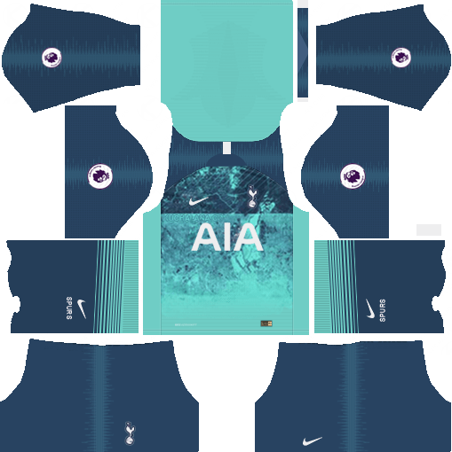 Nike Tottenham Hotspur 2018-19 Dream League Soccer Kits & Logo Tottenham Hotspur Third 2018-19 Kit Dream League Soccer Kits URL 512x512