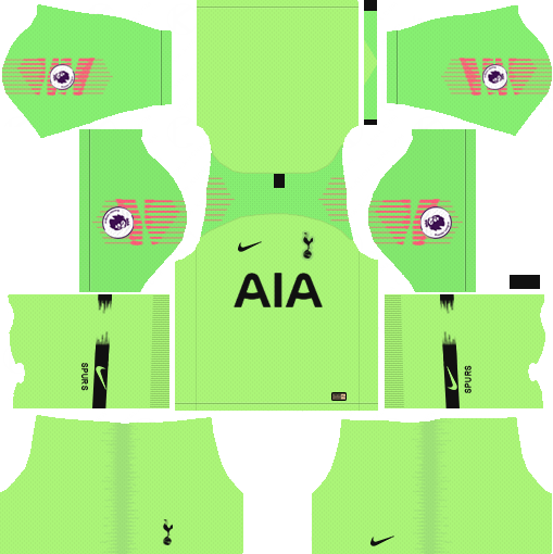 Nike Tottenham Hotspur 2018-19 Dream League Soccer Kits & Logo Tottenham Hotspur Goalkeeper 2018-19 Kit Dream League Soccer Kits URL 512x512 Away