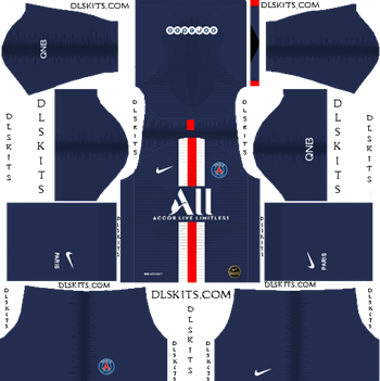 Dream League Soccer Kits Paris Saint Germain 2019-20 Home Kit