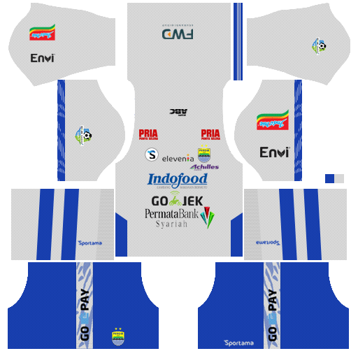 Persib Bandung 2018-19 Dream League Soccer Kits 512x512 URL - Third