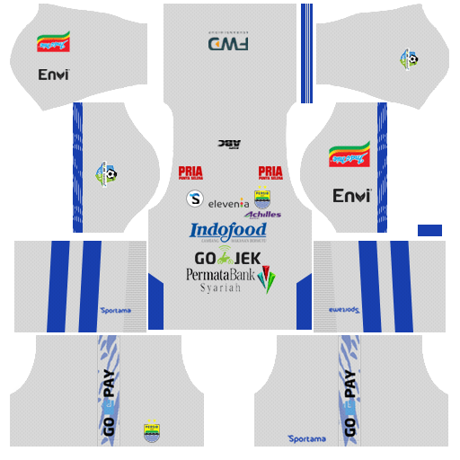 Persib Bandung 2018-19 Dream League Soccer Kits 512x512 URL - Third