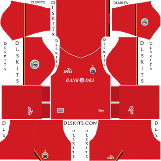 Persija Jakarta Home Kit - DLS 19 Kits - Dream League Soccer Kits URL 512x512 2019