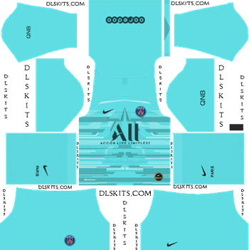 Dream League Soccer Kits PSG Goalkeeper Away Kit 2019-20
