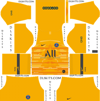Dream League Soccer Kits PSG Goalkeeper Home Kit 2019-20