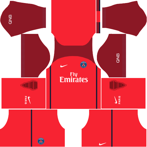 (PSG) Paris Saint Germain 2016-17 Dream League Soccer Kits Paris Saint Germain PSG Kit 2016-17 Dream League Soccer Kits