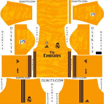 Real Madrid 2019-2020 Dream League Soccer Kits & Logos Dream League Soccer Kits Real Madrid 2019-20 Goalkeeper Home Kit