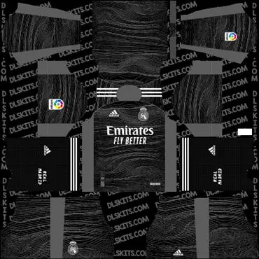 Real Madrid Dream League Soccer Goalkeeper Home Kit 2021 for DLS 2019