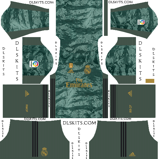 Real Madrid 2019-2020 Dream League Soccer Kits & Logos Dream League Soccer Real Madrid Goalkeeper Away Kit 2019-20