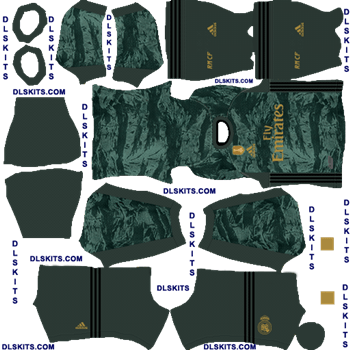 Real Madrid 2019 Kits for Dream League Soccer 2020 Real Madrid 2019 Goalkeeper Away Kit Dream League Soccer 2020