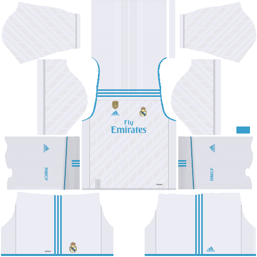 Real Madrid Home Dream League Soccer Kits 2018 512x512