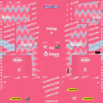 Santos Goalkeeper Away Kit 2025 DLS 2019