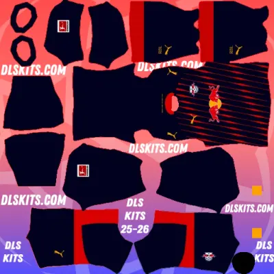 Third RB Leipzig 2025-26 Dream League Soccer Kits URL