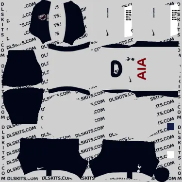 Tottenham Hotspur Home Kit 2024-25 Dream League Soccer DLS